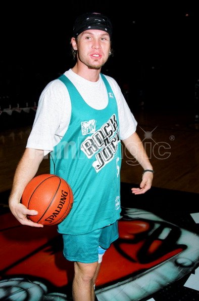 Jeff Ament of Pearl Jam during MTVs 3rd Annual Rock N Jock Basketball   FilmMagic  111157887