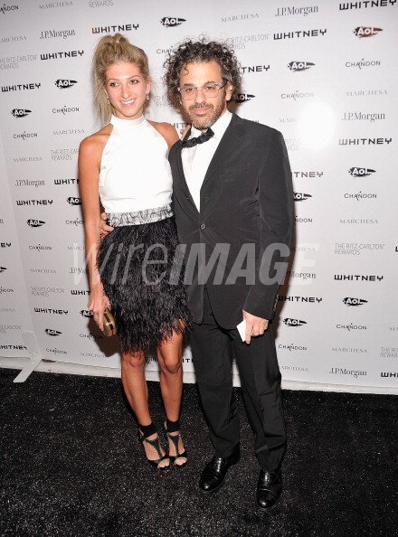 Sarah Hoover and artist Tom Sachs attend the 2011 Whitney Museum of, WireImage