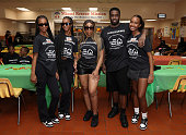 Sean "Diddy" Combs and His Family his daughters Chance,...