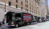 Truck Billboard Circles The Palace Hotel Calling Out...