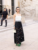 Elie Saab : Outside Arrivals - Paris Fashion Week -...