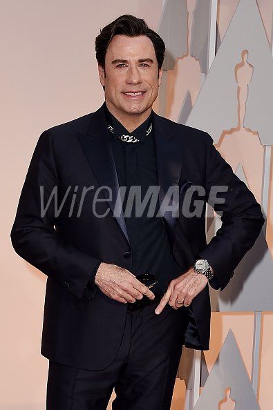 Actor John Travolta attends the...
