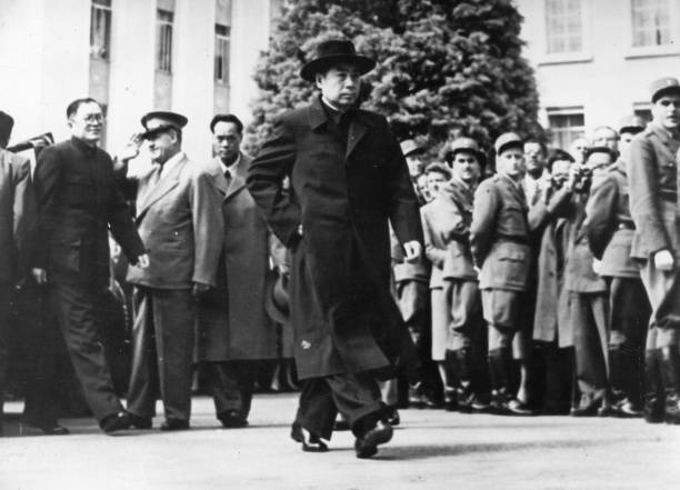 Chou En Lai the Chinese Communist leader at the Geneva Conference