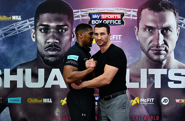 Anthony Joshua v Wladimir Klitschko Press Conference : News Photo