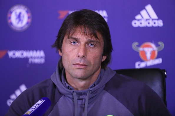 Chelsea Training and Press Conference : News Photo