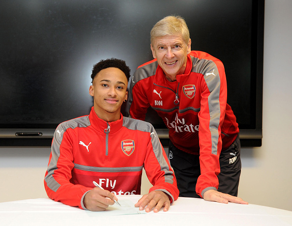 Arsenal Unveil New Signing Cohen Bramall : News Photo