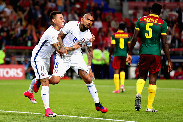 Cameroon v Chile: Group B - FIFA Confederations Cup Russia 2017 : News Photo