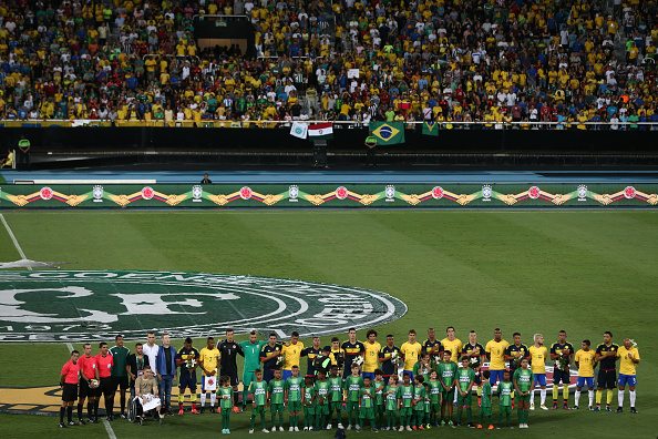 Brazil v Colombia - Friendly Match In Memory of Associacao Chapecoense de Futebol : Fotografía de noticias