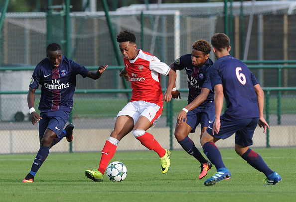 Paris Saint-Germain v Arsenal FC - UEFA Youth Champions League : News Photo