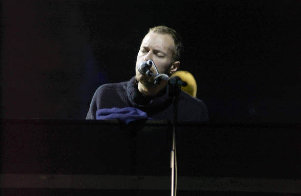 Coldplay, Rehearsals For The Brit Awards 2003, At Earl's Court, London