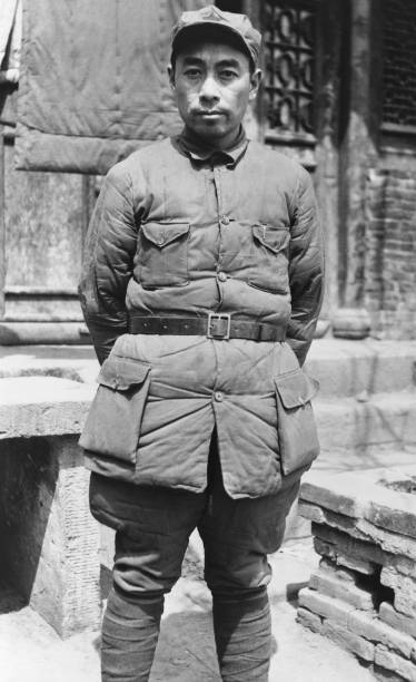 Communist rebel leader Chou Enlai poses for a portrait circa 1938 in China