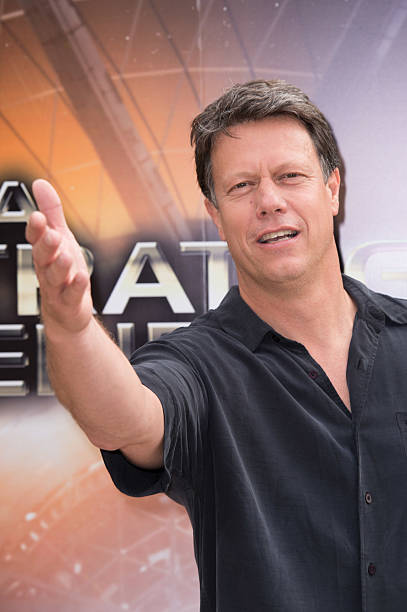 Director Gavin Hood attends the 'Ender's Game' Photocall, in Paris.