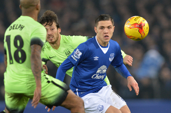 FBL-ENG-LCUP-EVERTON-MAN CITY : News Photo