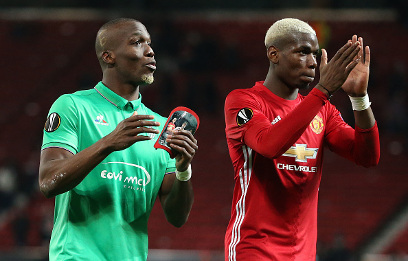 Manchester United v AS Saint-Etienne - UEFA Europa League Round of 32: First Leg : News Photo