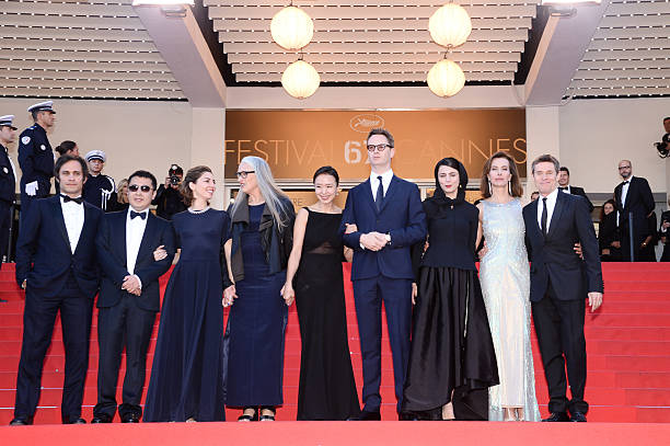 Gael Garcia Bernal,Jia Zhangke, Sofia Coppola, Jane Campion, Jeon Do-yeon, Nicolas Winding Refn, Leila Hatami, Carole Bouquet and Willem Dafoe at the Closing ceremony and 'A Fistful of Dollars' screening during 67th Cannes Film Festival