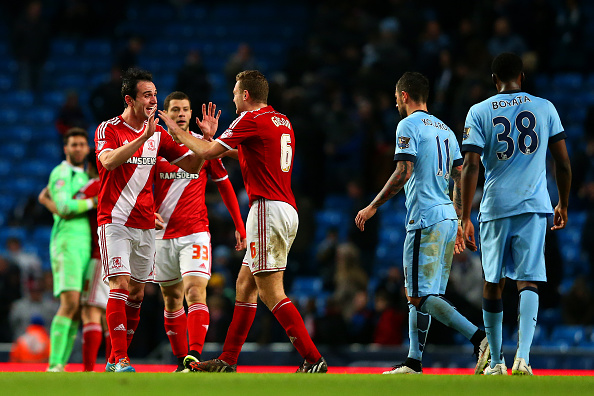 Manchester City v Middlesbrough - FA Cup Fourth Round : News Photo