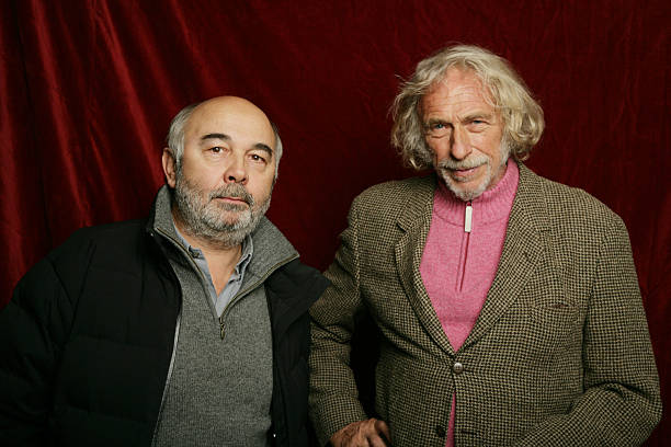 Gerard Jugnot and Pierre Richard at the 'Henri Jeanson' prize ceremony.