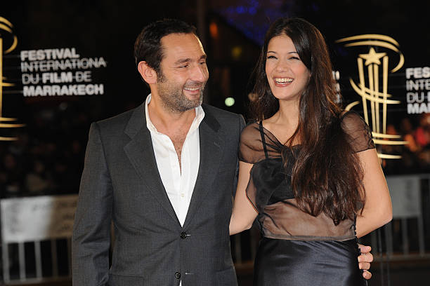 Gilles Lellouche and Melanie Doutey attend the Tribute to French Cinema during the Marrakech 10th Film Festival.