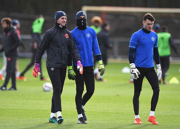 Manchester United Training and Press Conference : News Photo