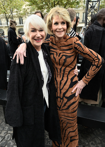 helen-mirren-and-jane-fonda-attend-le-defile-loreal-paris-as-part-of-picture-id856265866