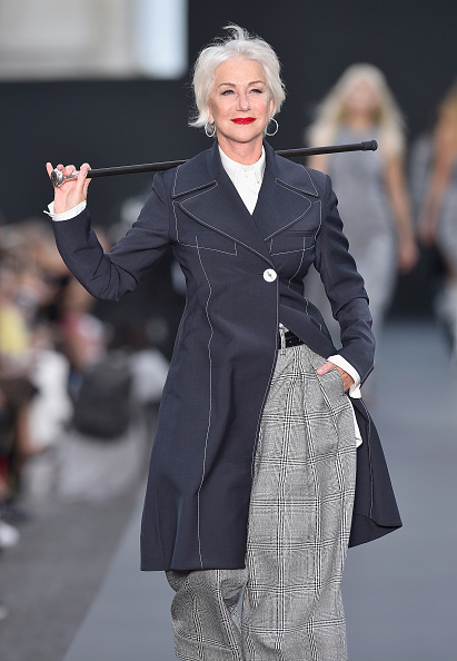 helen-mirren-walks-the-runway-during-le-defile-loreal-paris-as-part-picture-id856318906