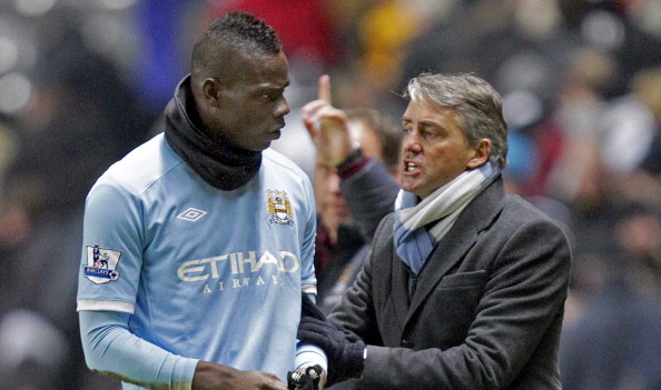 FBL-ENG-PR-MANCITY-BALOTELLI-MANCINI-FILES : News Photo