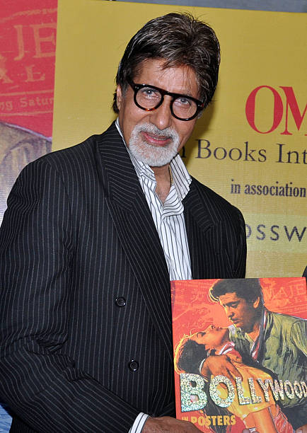 Indian Bollywood actor Amitabh Bachchan attends a book launch event in Mumbai om May 21 May, 2010.