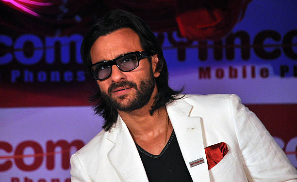 Indian bollywood actor Saif Ali Khan attends a Wynncom Mobile Phones event in Mumbai on May 21, 2010.