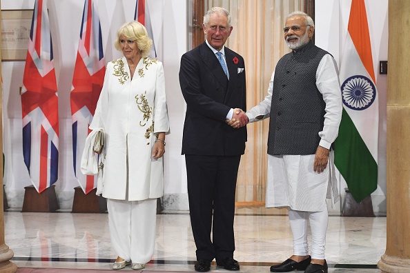 indian-prime-minister-narendra-modi-shakes-hands-with-britains-prince-picture-id871704392