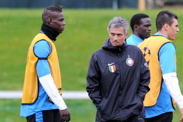 Inter Milan's Portuguese coach Jose Mour : News Photo