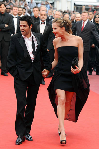 Jamel Debbouze and Melissa Theuriau attend the Premiere of 'Out of the law' during the 63rd Cannes International Film Festival