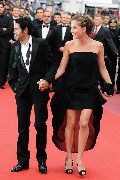 Jamel Debbouze and Melissa Theuriau attend the Premiere of 'Out of the law' during the 63rd Cannes International Film Festival