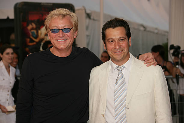 Laurent Gerra, Laurent Boyer arrive at the premiere of 'The Ice Harvest' during the 31st American Deauville Film Festival.