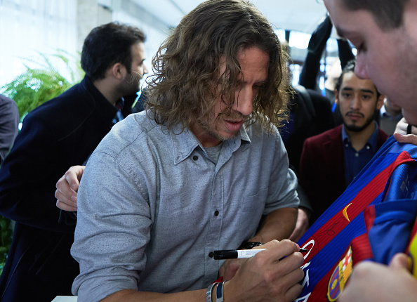 Carles Puyol Visiting Russia Ahead Of FIFA Confederations Cup Russia 2017 : News Photo