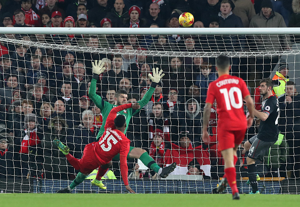 Liverpool v Southampton - EFL Cup - Semi Final - Second Leg - Anfield : News Photo