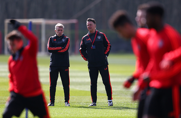 Manchester United Training And Press Conference : News Photo