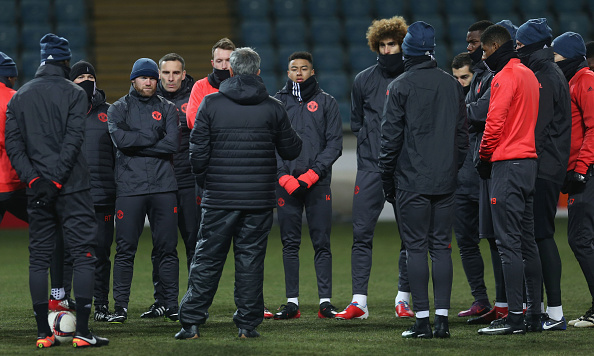 Manchester United Training and Press Conference : News Photo