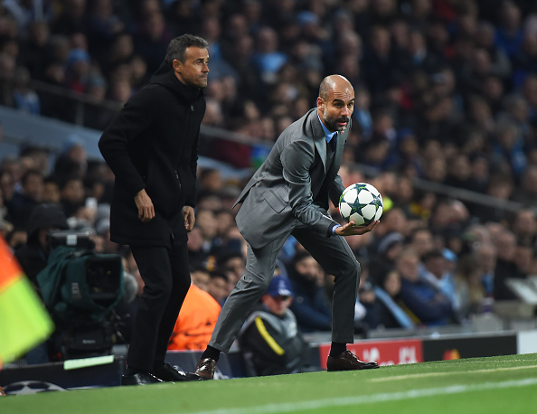 Manchester City FC v FC Barcelona - UEFA Champions League : News Photo