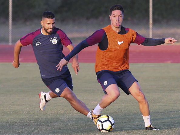 FBL-MAN-CITY-TRAINING : News Photo