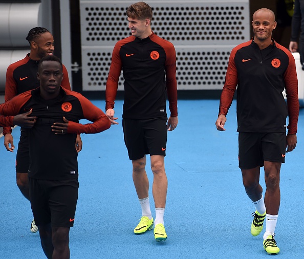 FBL-EUR-C1-MAN CITY-TRAINING : News Photo