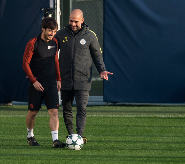 FBL-EUR-C1-MAN-CITY-TRAINING : News Photo