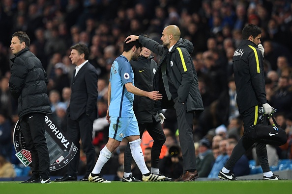 FBL-ENG-PR-MAN CITY-WATFORD : News Photo