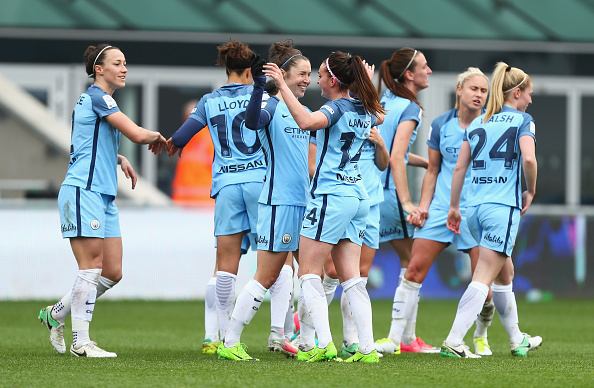Manchester City Women v Liverpool Ladies: SSE Women's FA Cup Semi-Final : News Photo
