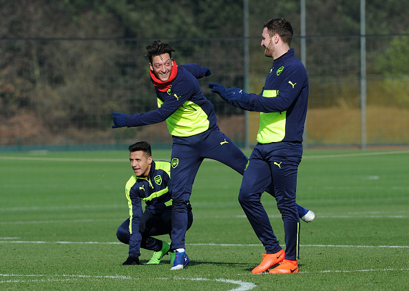 Arsenal Training Session : News Photo