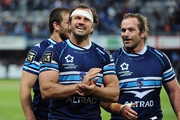 RUGBYU-FRA-TOP14-MONTPELLIER-RACING92 : News Photo