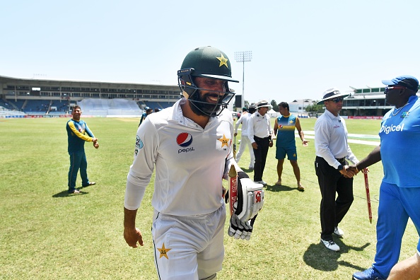 Misbah-ul-Haq ran out of partners and was one short of a century