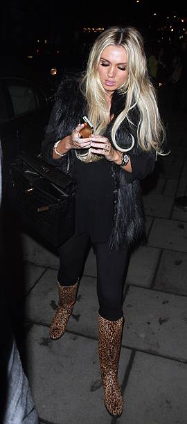 Petra Ecclestone at Nobu restaurant on January 23, 2013 in London, England.