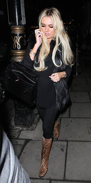 Petra Ecclestone at Nobu restaurant on January 23, 2013 in London, England.
