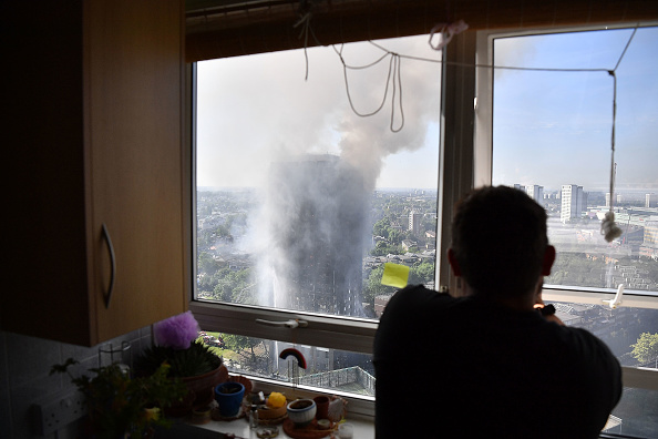 24-Storey Grenfell Tower Block On Fire In West London : News Photo