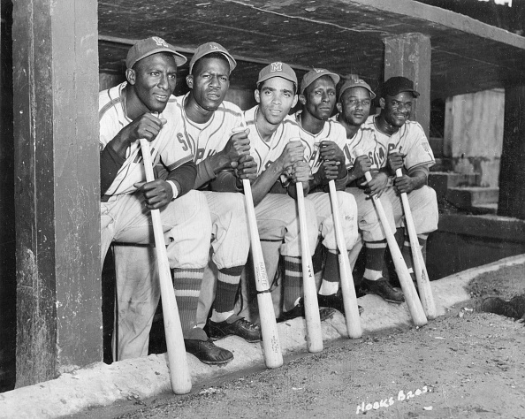 Memphis Red Sox Dugout : News Photo